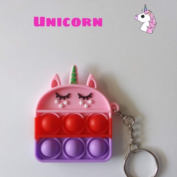 Fidget Keychain (Unicorn) - Picture 1 of 4